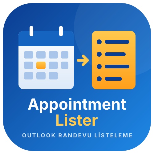 Outlook Randevu Listeleyicisi - Tüm Outlook Randevularını Listeleme Programı